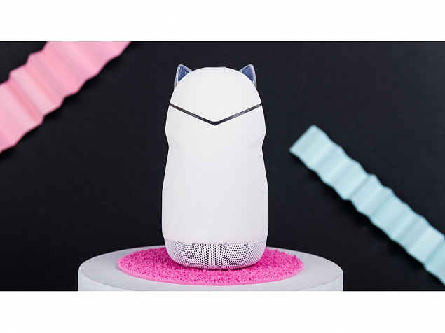 Портативная акустика Rombica Mysound Kitty 4C, белый с логотипом  заказать по выгодной цене в кибермаркете AvroraStore