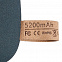Внешний аккумулятор Pebble 5200, темно-серый с логотипом в Москве заказать по выгодной цене в кибермаркете AvroraStore