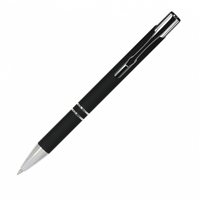Шариковая ручка Alpha, черная, в упаковке с логотипом в Москве заказать по выгодной цене в кибермаркете AvroraStore