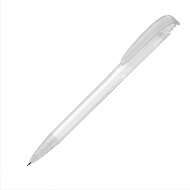 Ручка шариковая JONA ICE, белый с логотипом  заказать по выгодной цене в кибермаркете AvroraStore