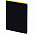 Ежедневник Slip, недатированный, черный с желтым с логотипом в Москве заказать по выгодной цене в кибермаркете AvroraStore