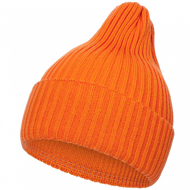 Шапка Yong, оранжевая с логотипом в Москве заказать по выгодной цене в кибермаркете AvroraStore