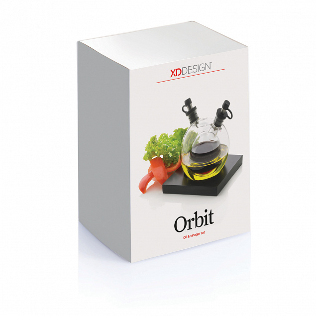 Набор для масла и уксуса Orbit с логотипом в Москве заказать по выгодной цене в кибермаркете AvroraStore