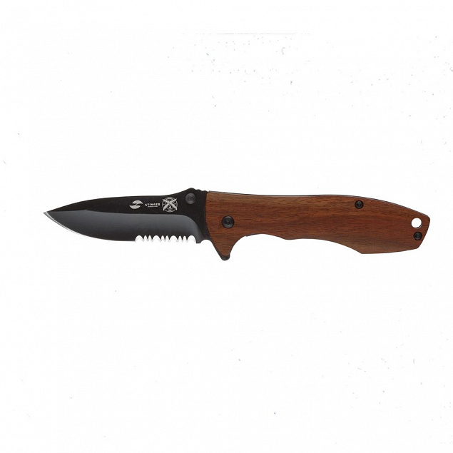 Складной нож Stinger 632SW, сандаловое дерево с логотипом в Москве заказать по выгодной цене в кибермаркете AvroraStore