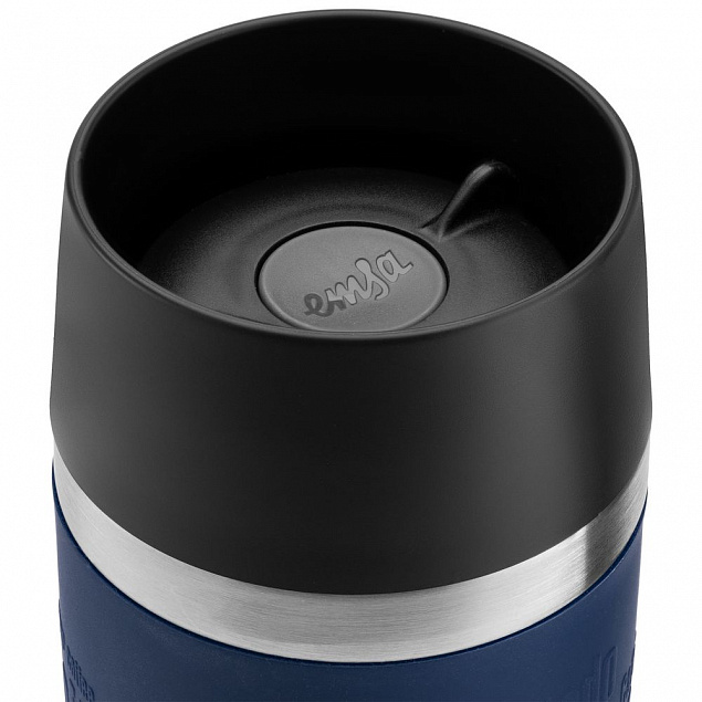 Термостакан Emsa Travel Mug, синий с логотипом в Москве заказать по выгодной цене в кибермаркете AvroraStore