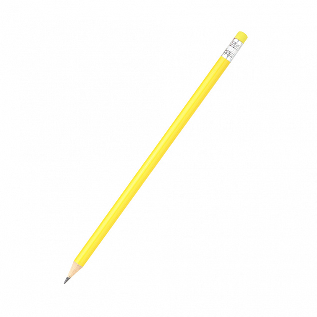 Карандаш Largo с цветным корпусом - Желтый KK с логотипом в Москве заказать по выгодной цене в кибермаркете AvroraStore
