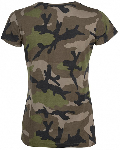 Футболка женская CAMO WOMEN 150 камуфляж с логотипом в Москве заказать по выгодной цене в кибермаркете AvroraStore