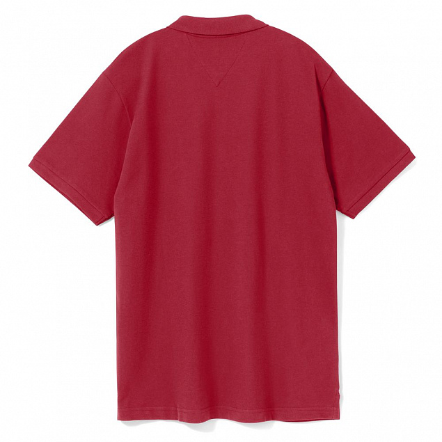 Рубашка поло мужская Neptune, вишнево-красная с логотипом в Москве заказать по выгодной цене в кибермаркете AvroraStore