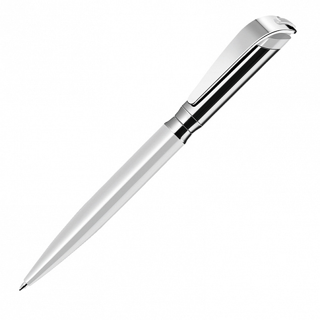 Ручка шариковая I-ROQ, белый/серебро с логотипом в Москве заказать по выгодной цене в кибермаркете AvroraStore