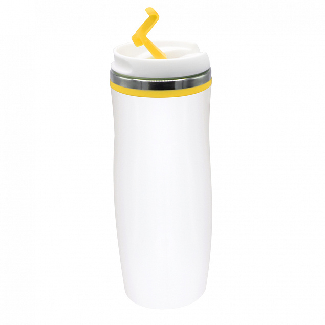 Термокружка Latte - Желтый KK с логотипом в Москве заказать по выгодной цене в кибермаркете AvroraStore
