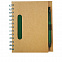 Блокнот Envivo с шариковой ручкой, зеленый/бежевый с логотипом в Москве заказать по выгодной цене в кибермаркете AvroraStore