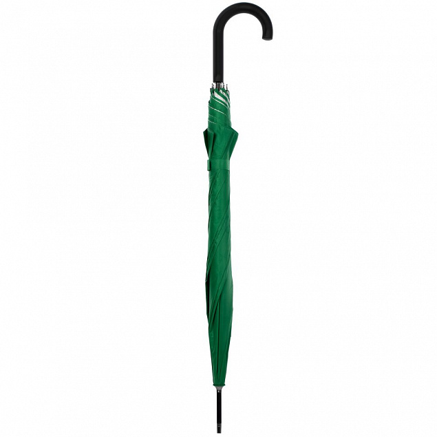Зонт-трость Silverine, зеленый с логотипом в Москве заказать по выгодной цене в кибермаркете AvroraStore