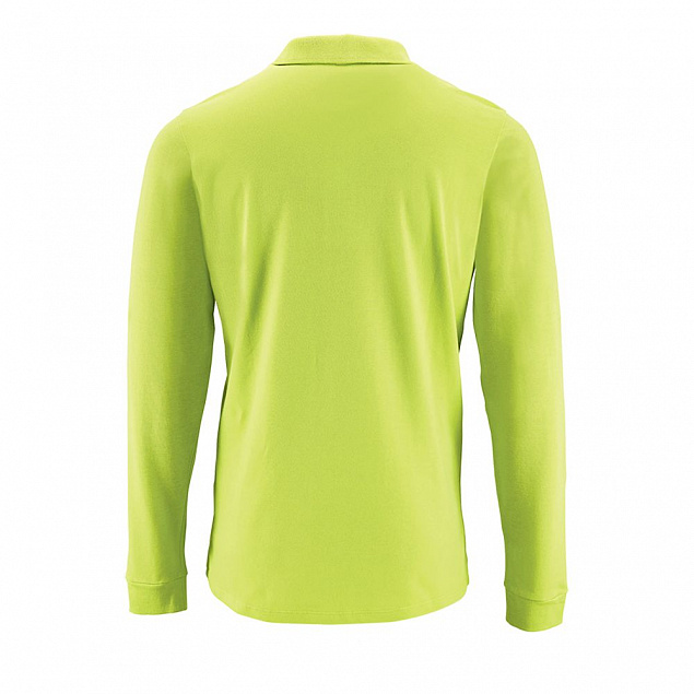 Рубашка поло мужская с длинным рукавом PERFECT LSL MEN, зеленое яблоко с логотипом в Москве заказать по выгодной цене в кибермаркете AvroraStore