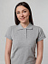 Рубашка поло женская Virma Premium Lady, серый меланж с логотипом в Москве заказать по выгодной цене в кибермаркете AvroraStore