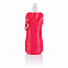 Складная бутылка для воды, 400 мл, красный с логотипом в Москве заказать по выгодной цене в кибермаркете AvroraStore