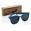 Солнцезащитные очки ECO, синий с логотипом в Москве заказать по выгодной цене в кибермаркете AvroraStore
