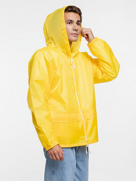 Дождевик Kivach Promo, желтый с логотипом в Москве заказать по выгодной цене в кибермаркете AvroraStore