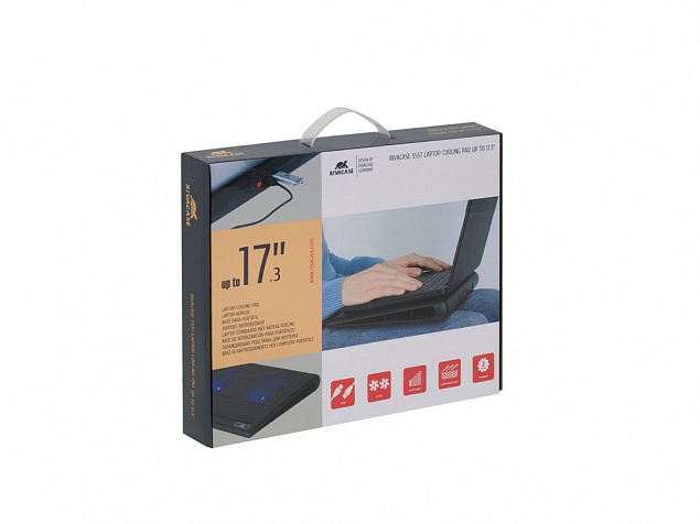 Охлаждающая подставка для ноутбуков до 17,3 с логотипом в Москве заказать по выгодной цене в кибермаркете AvroraStore