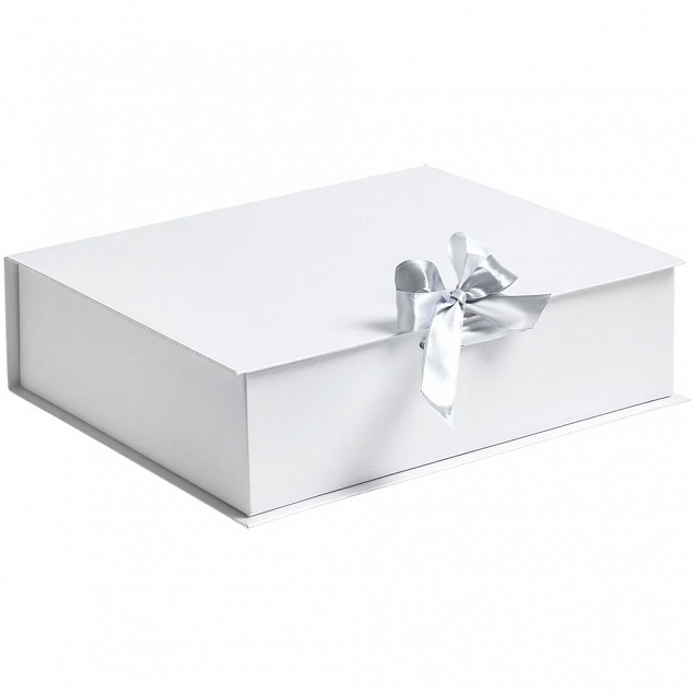 Коробка на лентах Tie Up, белая с логотипом в Москве заказать по выгодной цене в кибермаркете AvroraStore