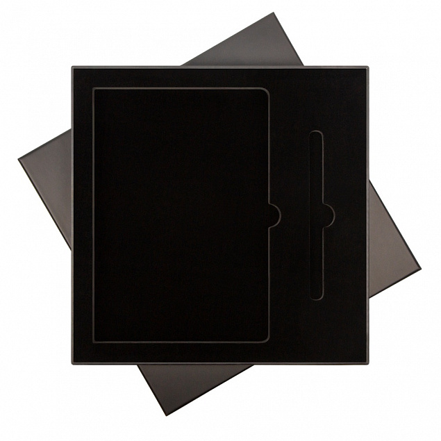 Подарочный набор Portobello/River Side черный (Ежедневник недат А5, Ручка) с логотипом в Москве заказать по выгодной цене в кибермаркете AvroraStore