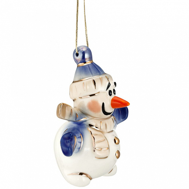 Фарфоровая елочная игрушка Olaf с логотипом в Москве заказать по выгодной цене в кибермаркете AvroraStore