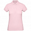 Рубашка поло женская Inspire, розовая с логотипом в Москве заказать по выгодной цене в кибермаркете AvroraStore