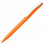 Ручка шариковая Pin Soft Touch, оранжевая с логотипом в Москве заказать по выгодной цене в кибермаркете AvroraStore
