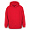 Худи флисовое унисекс Manakin, красное с логотипом в Москве заказать по выгодной цене в кибермаркете AvroraStore