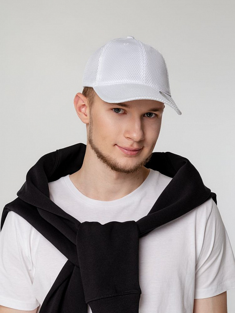 Бейсболка Ben More, белая с логотипом в Москве заказать по выгодной цене в кибермаркете AvroraStore