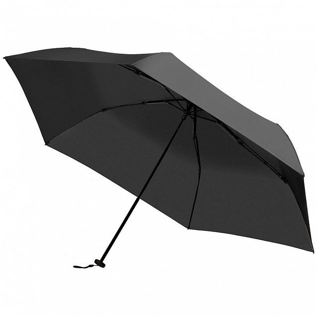 Зонт складной Luft Trek, черный с логотипом в Москве заказать по выгодной цене в кибермаркете AvroraStore