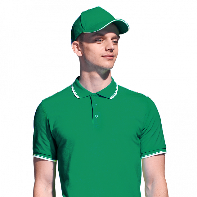 Бейсболка 11K Зелёный с логотипом в Москве заказать по выгодной цене в кибермаркете AvroraStore