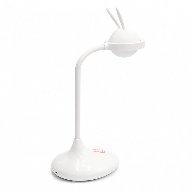 Настольный светильник светодиодный Krolly, белый с логотипом в Москве заказать по выгодной цене в кибермаркете AvroraStore