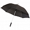 Зонт-трость Alu Golf AC, черный с логотипом в Москве заказать по выгодной цене в кибермаркете AvroraStore