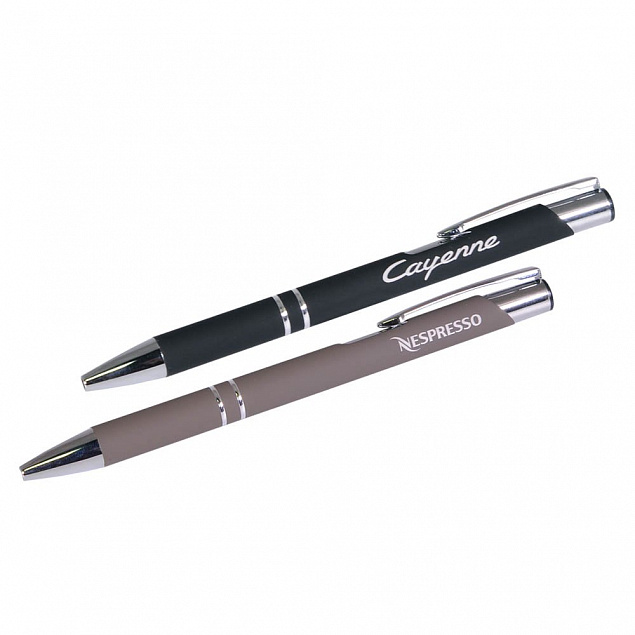 Шариковая ручка Alpha, белая с логотипом в Москве заказать по выгодной цене в кибермаркете AvroraStore