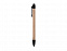 Ручка-стилус шариковая Planet, бежевый/черный с логотипом в Москве заказать по выгодной цене в кибермаркете AvroraStore
