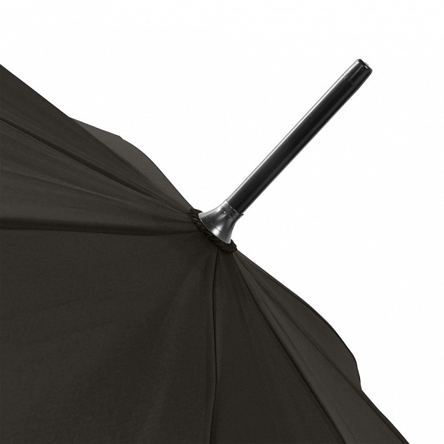 Зонт-трость Dublin, черный с логотипом в Москве заказать по выгодной цене в кибермаркете AvroraStore