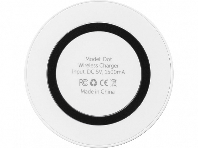 Беспроводное зарядное устройство «Dot», 5 Вт с логотипом в Москве заказать по выгодной цене в кибермаркете AvroraStore