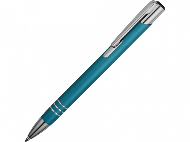 Ручка шариковая Celebrity Вудс, голубой с логотипом в Москве заказать по выгодной цене в кибермаркете AvroraStore