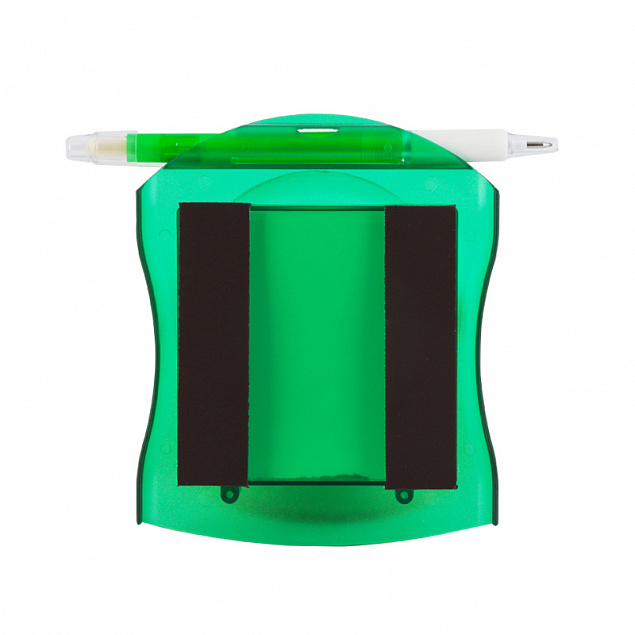 Блокнот на магните "Pinme", зеленая# с логотипом в Москве заказать по выгодной цене в кибермаркете AvroraStore