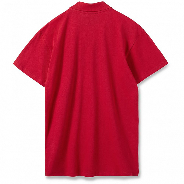 Рубашка поло мужская SUMMER 170, красная с логотипом в Москве заказать по выгодной цене в кибермаркете AvroraStore