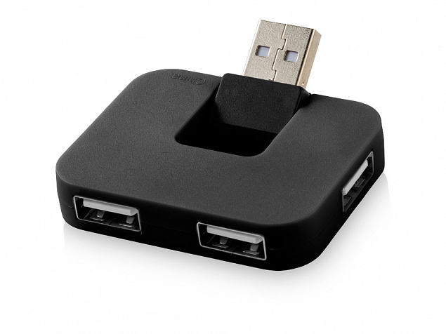 USB Hub "Gaia" на 4 порта с логотипом в Москве заказать по выгодной цене в кибермаркете AvroraStore