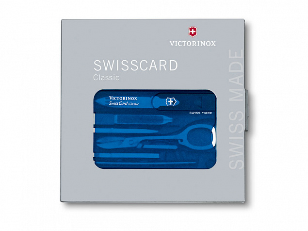 Швейцарская карточка «SwissCard Classic», 10 функций с логотипом в Москве заказать по выгодной цене в кибермаркете AvroraStore