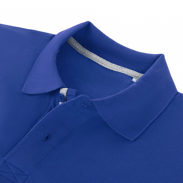 Рубашка поло мужская Virma Premium, ярко-синяя (royal) с логотипом в Москве заказать по выгодной цене в кибермаркете AvroraStore
