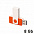 Флеш-карта TWISTA, 8Гб, оранжевый/белый с логотипом в Москве заказать по выгодной цене в кибермаркете AvroraStore