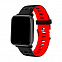 браслет к часам SAM черный/красный с логотипом в Москве заказать по выгодной цене в кибермаркете AvroraStore