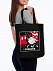 Холщовая сумка «Микки и Минни. Love Forever», черная с логотипом в Москве заказать по выгодной цене в кибермаркете AvroraStore