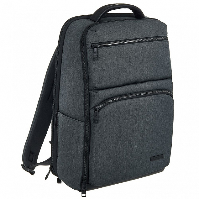 Рюкзак для ноутбука Santiago, серый с логотипом в Москве заказать по выгодной цене в кибермаркете AvroraStore