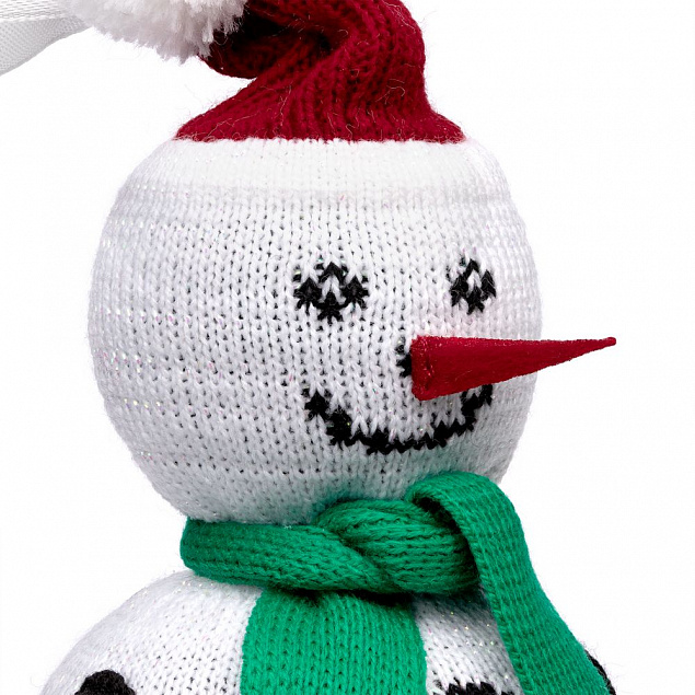 Елочная игрушка «Снеговик» с логотипом в Москве заказать по выгодной цене в кибермаркете AvroraStore