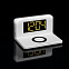 Часы настольные с беспроводным зарядным устройством Pitstop, белые с логотипом в Москве заказать по выгодной цене в кибермаркете AvroraStore