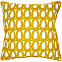 Чехол на подушку Twirl, квадратный, горчичный с логотипом в Москве заказать по выгодной цене в кибермаркете AvroraStore